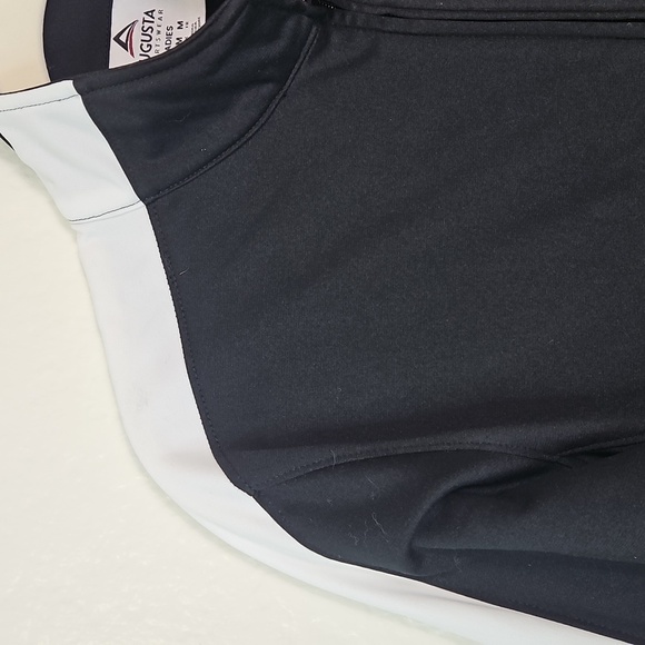 Augusta Sportswear Black and White Windbreaker - Picture 3 of 11